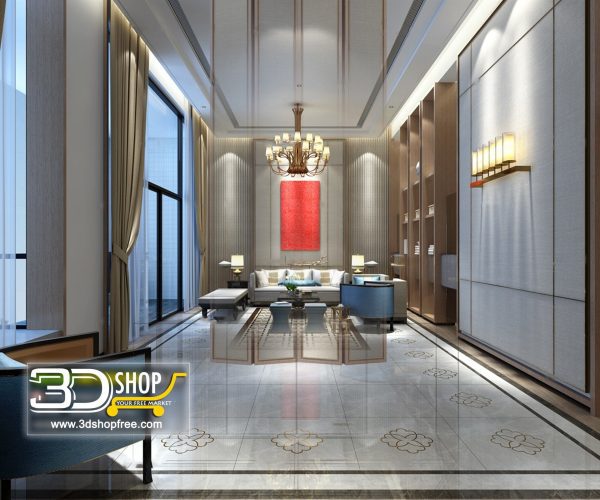 347 Living Room 3d Max Interior Scene