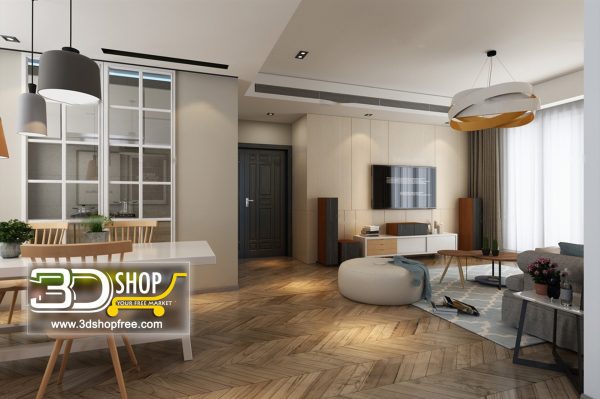403 Living Room 3d Max Interior Scene