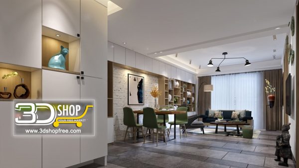 415 Living Room 3d Max Interior Scene