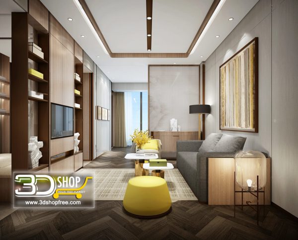 421 Living Room 3d Max Interior Scene