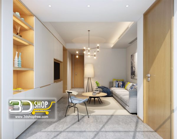 422 Living Room 3d Max Interior Scene