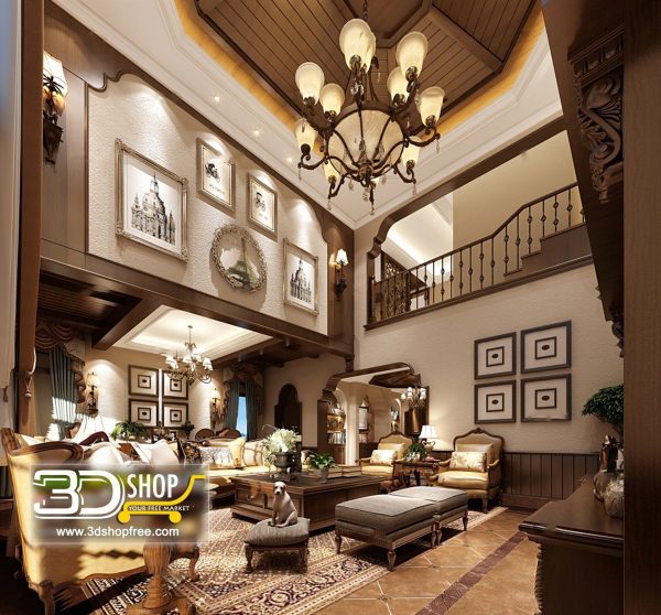427 Living Room 3d Max Interior Scene