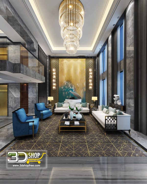 436 Living Room 3d Max Interior Scene