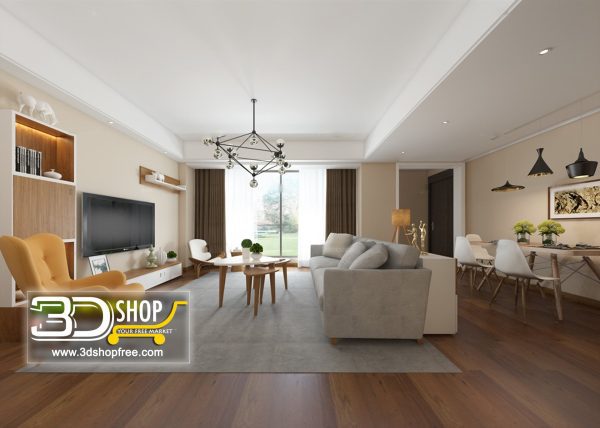 460 Living Room 3d Max Interior Scene