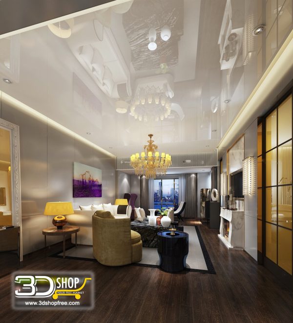 491 Living Room 3d Max Interior Scene