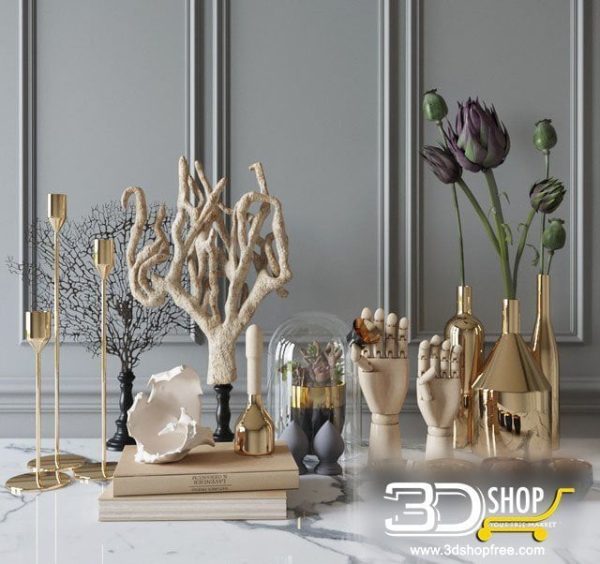 Decorative Items 3d Models 066