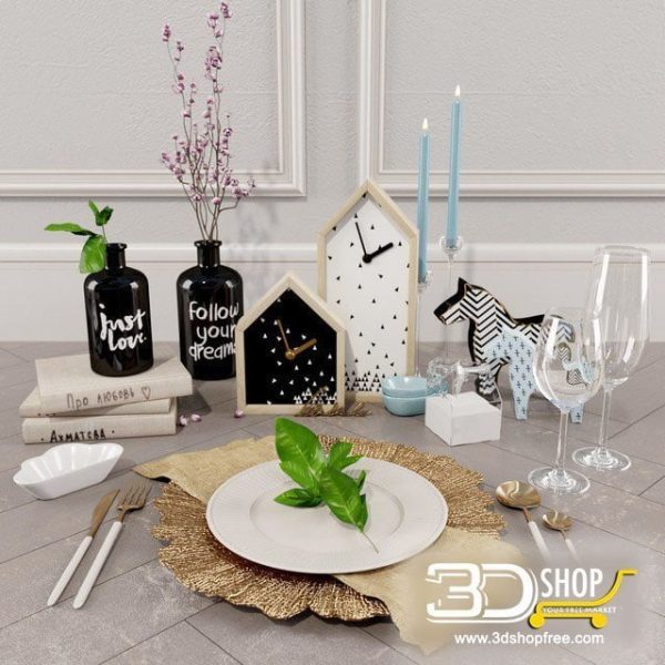 Decorative Set Corona & VRay 078