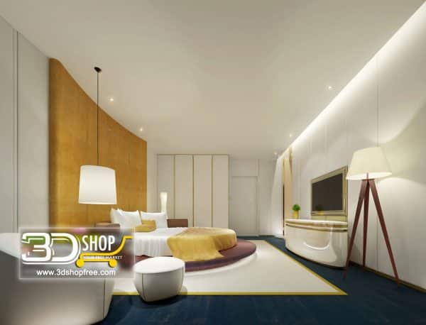 Modern Hotel Suite 068