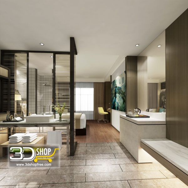 Modern Hotel Suite 075