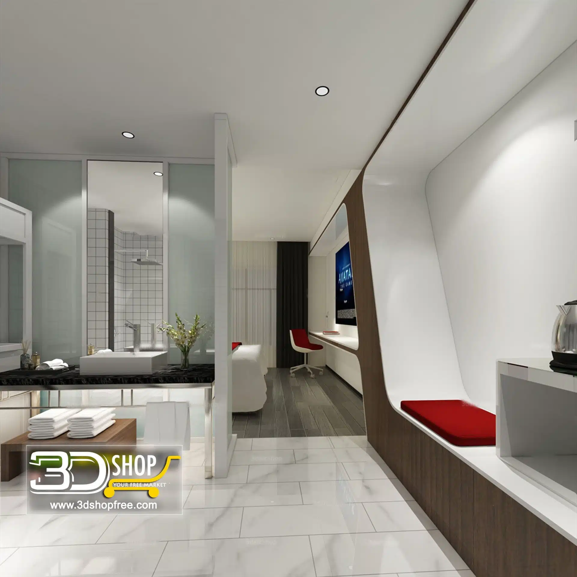 Modern Hotel Suite