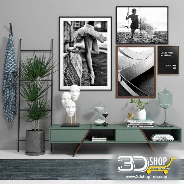 Wall Decorative Items 3d Models
