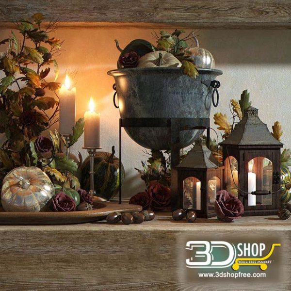 Decoration Set 3d Models 091