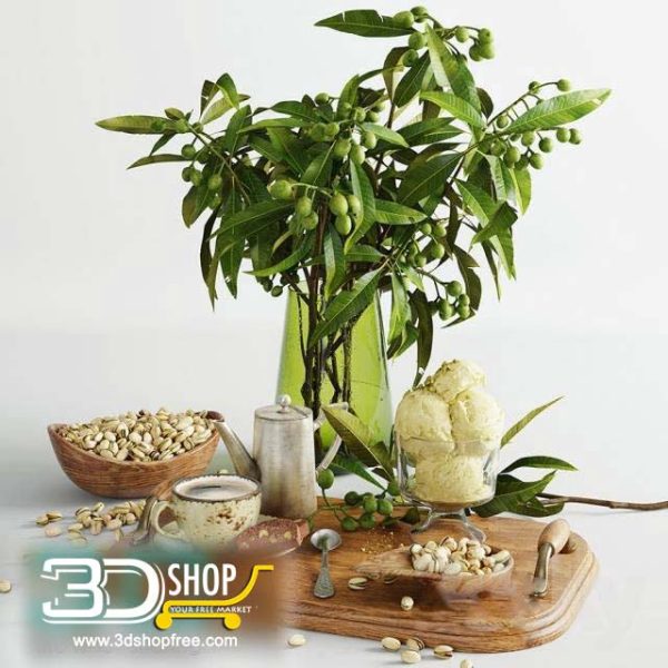 Decorative set 3d Models 089