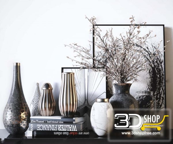 Decor set 3d Models 081