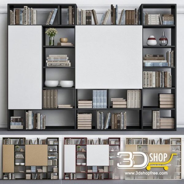 Display Cabinet 3D Model 435