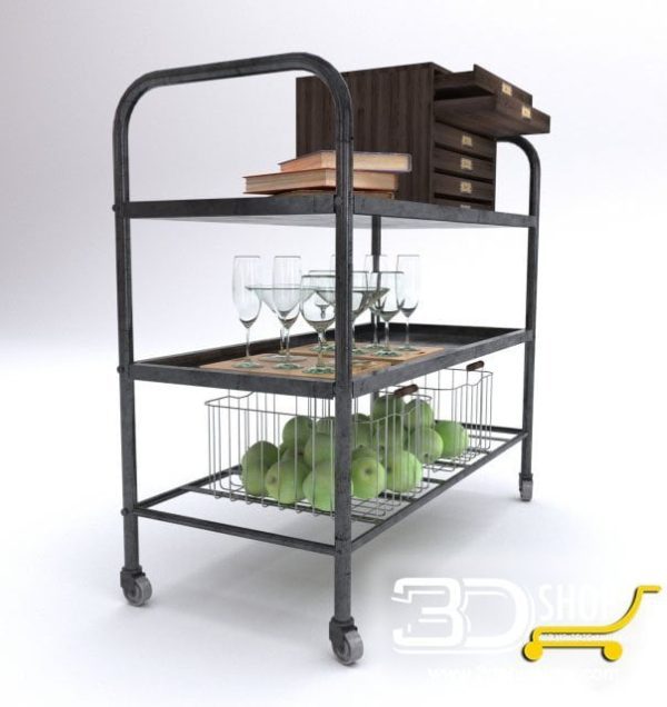 Food Rack Storage 3d Models 006