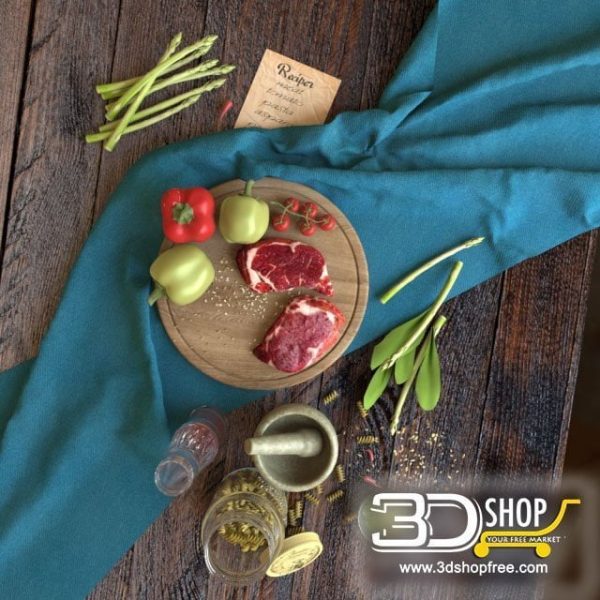 Meat Tray 3d Models 009