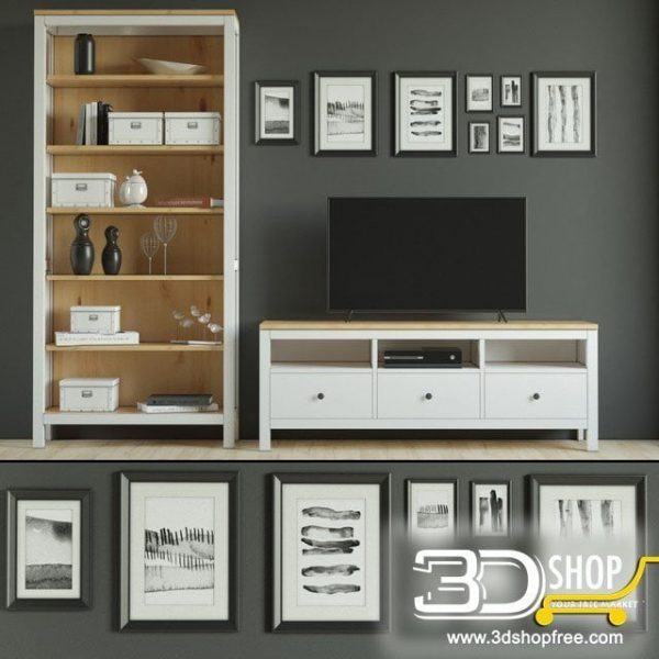 Modern Cabinet 3D Model 434