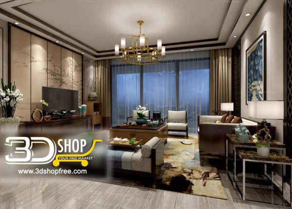 Modern Livingroom Fusion Style 503