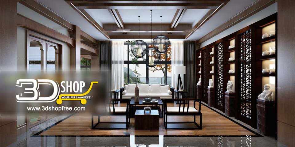 Modern Livingroom Fusion Style