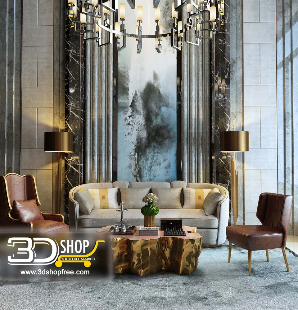Modern Livingroom Fusion Style