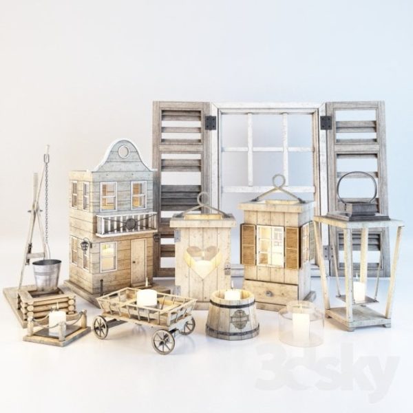Set Winter 3d Models C085